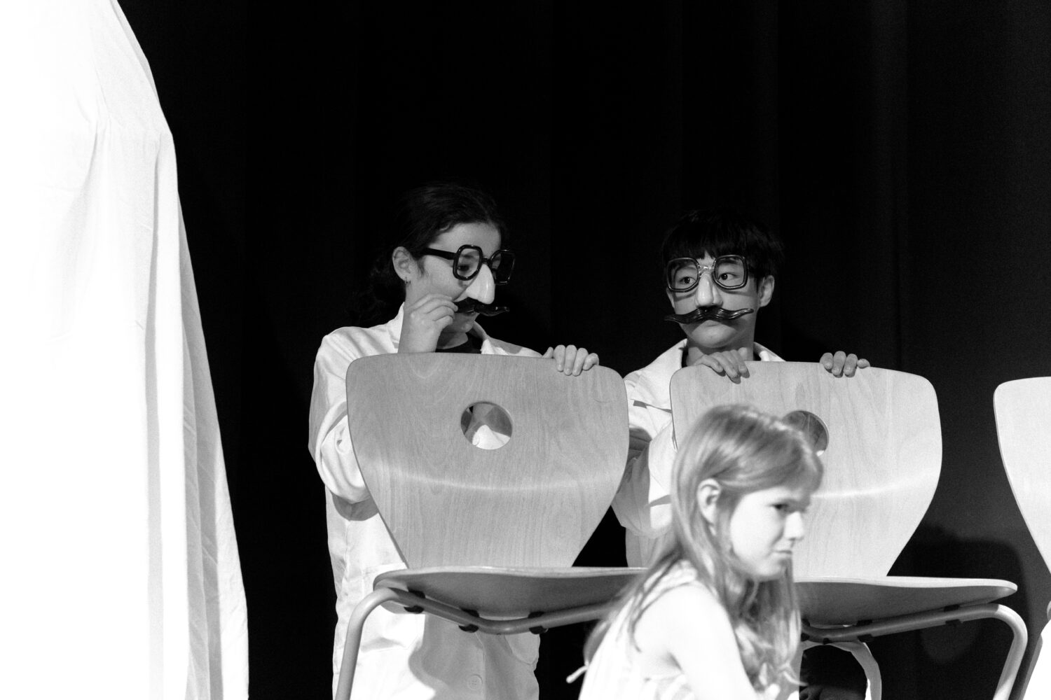 Alumnos de teatro en función de EMEX Música, Pozuelo